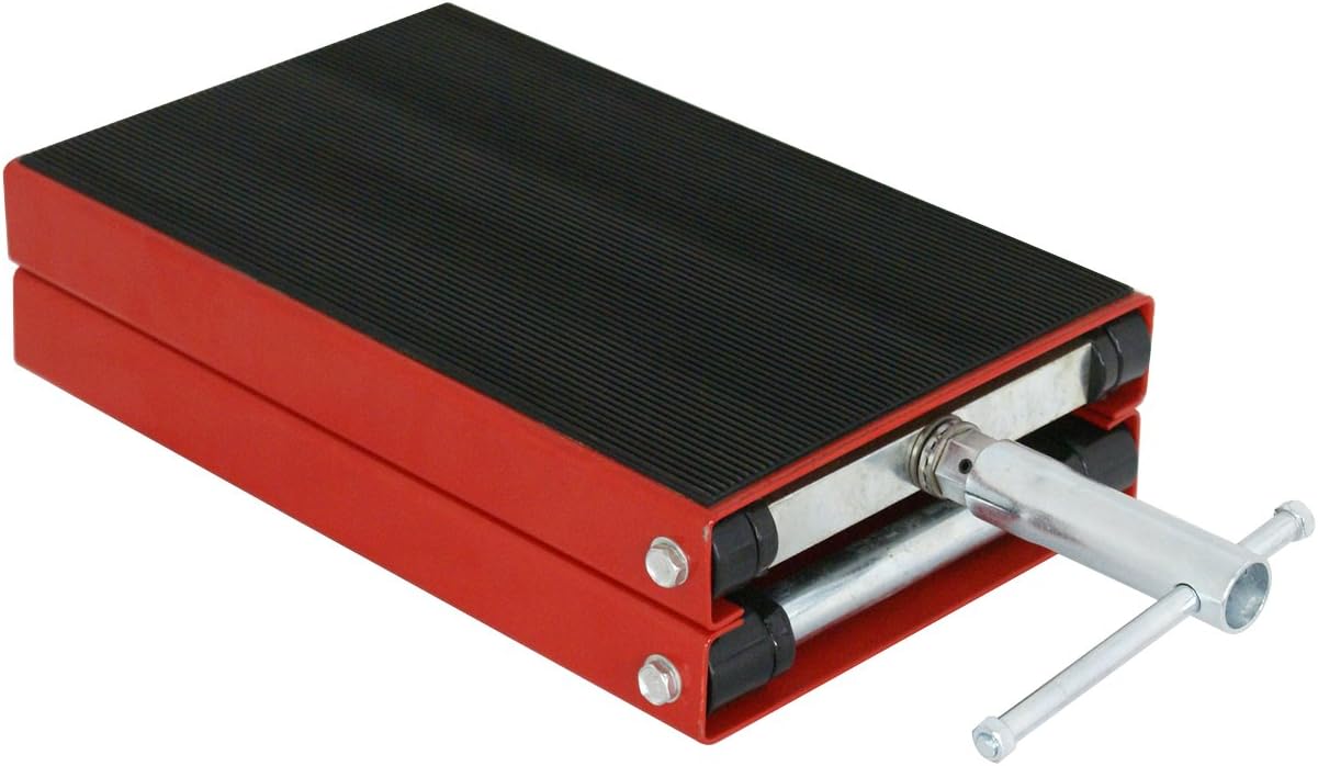 Motorcycle Lift 1100 LB Capacity Wide Deck Motorcycle Center Scissor Lift Jack Hoist Stand for Street Bikes Cruisers Touring Motorcycles Scooter ATVs