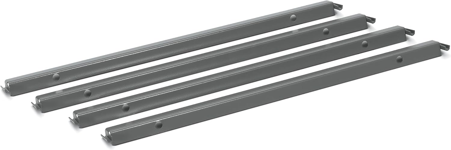 HON File Cabinet Rails for Hanging Files 4-Pack Front-to-Back Metal Hanging File Rails for Lateral Filing Cabinets - Side by Side Drawer File Bars