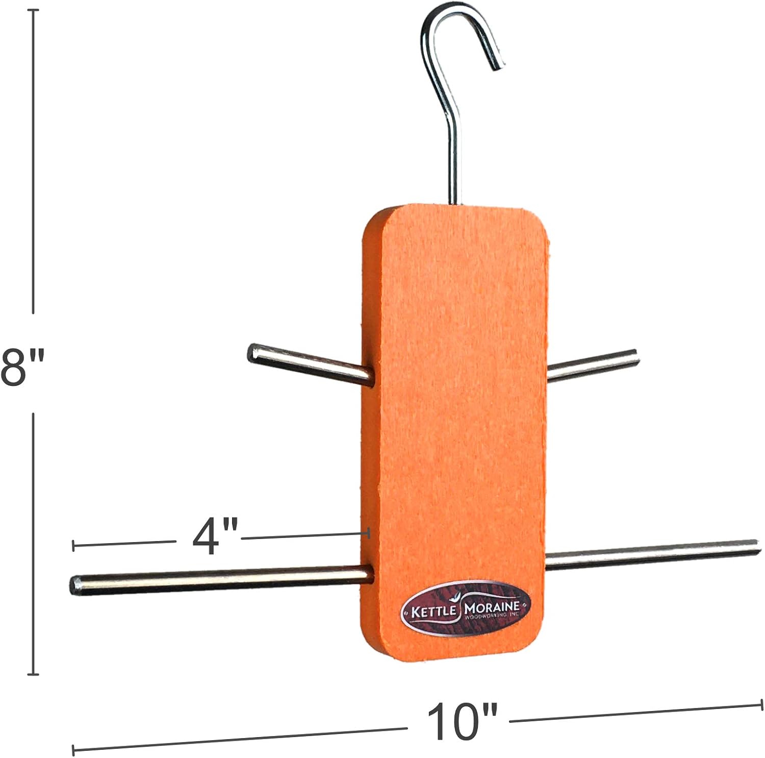 Recycled Single Oriole Orange Fruit Stick Feeder
