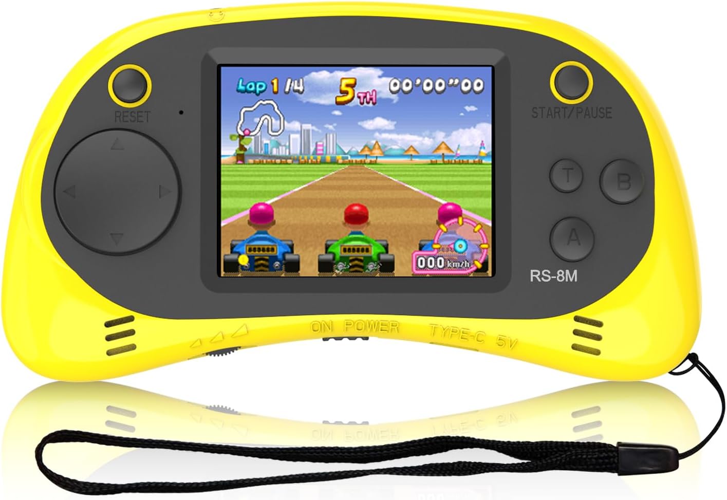 Kids Handheld Portable Video Game Player with 200 Games - 16 Bit 2.5 Inch Screen Mini Retro Electronic Machine for Boys Girls