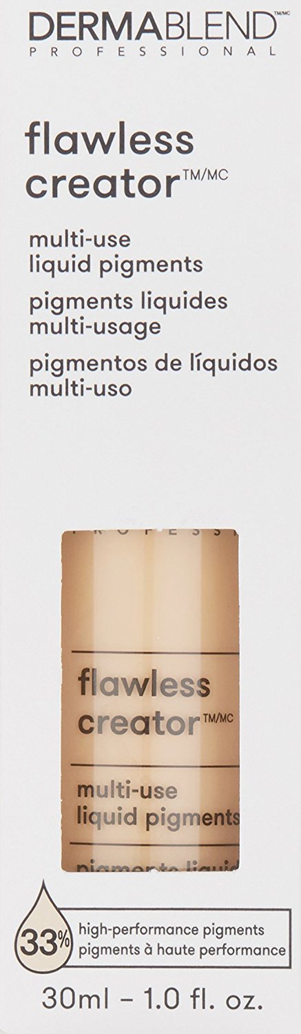 Dermablend Flawless Creator Multi-Use Liquid Foundation Makeup, Full Coverage Lightweight Buildable Foundation, Natural Finish, 1 Fl oz.