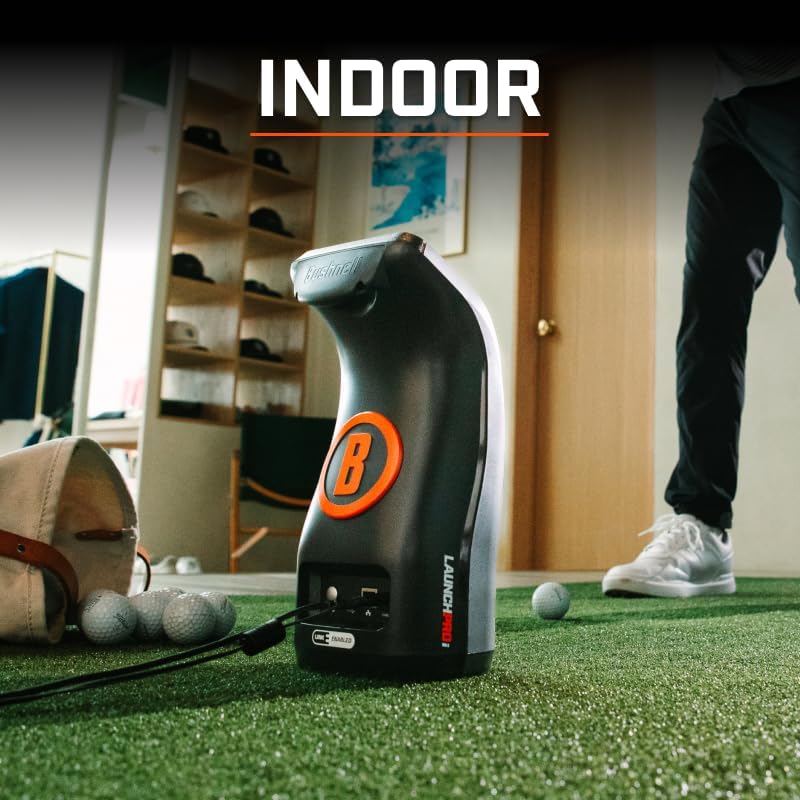Bushnell Golf Launch Pro i - Circle B Edition Launch Monitor | Tour-Level Accuracy, Camera-Based Measurement, Indoor Use
