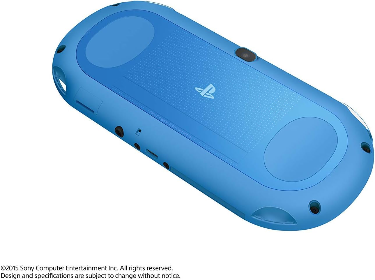 Sony Playstation Vita Wi-Fi 2000 Series with AC Adapter and Silicon Joystick Covers (Aqua Blue) (Renewed)