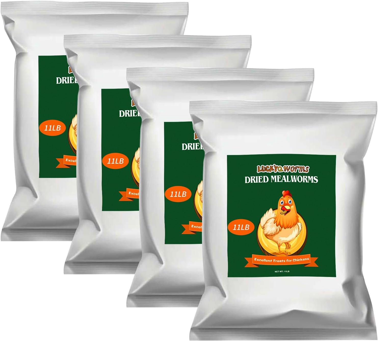 20lb Dried Mealworms for Chickens Duck High Protein Birds Treat