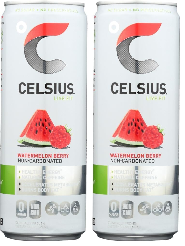 CELSIUS Sparkling Peach Vibe, Functional Essential Energy Drink 12 Fl Oz (Pack of 4)