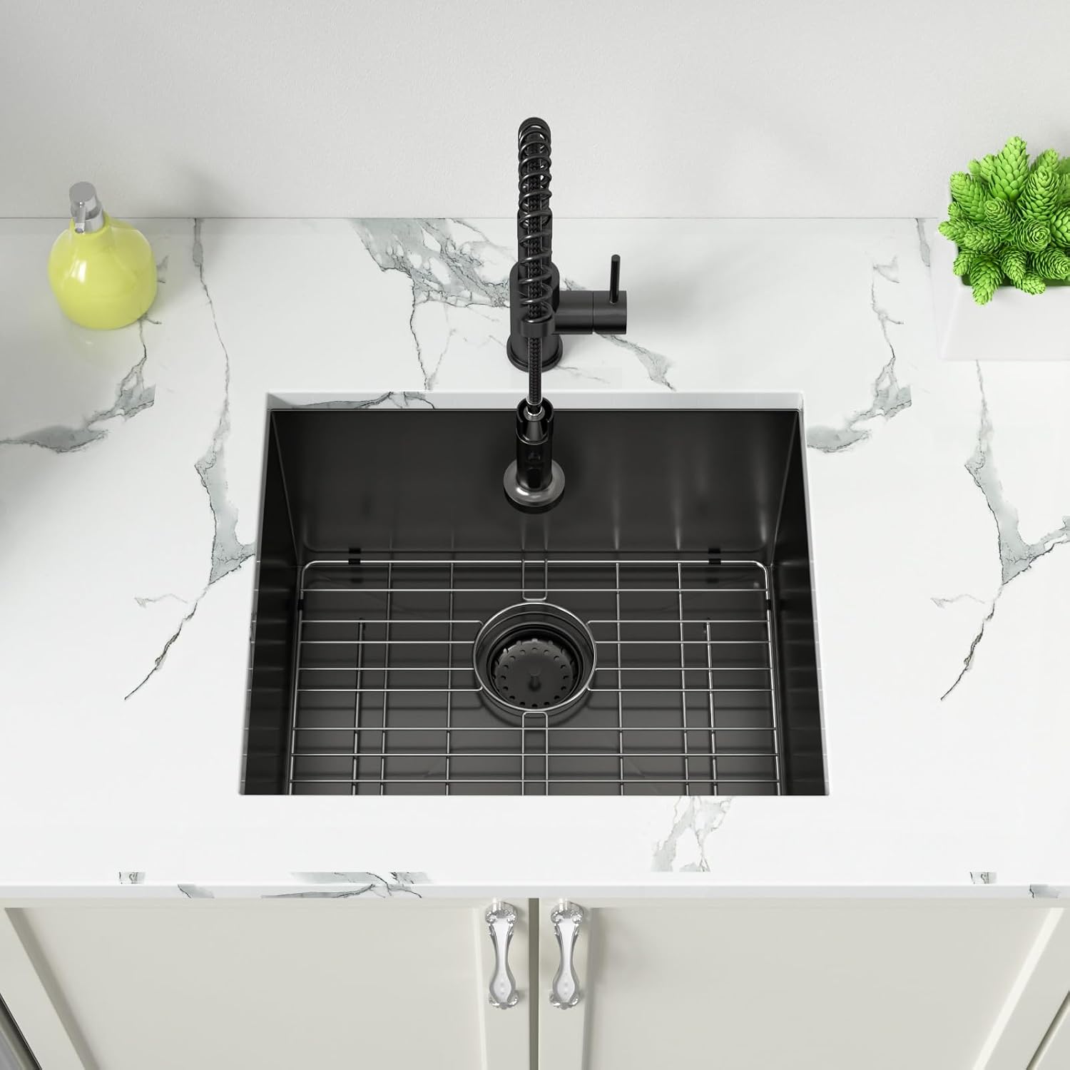 Sarlai 21 Inch Undermount Laundry Sink 21x18x12 Inch Undermount Laundry Utility Sink Deep Single Bowl 16 Gauge Stainless Steel Laundry Tub Sinks