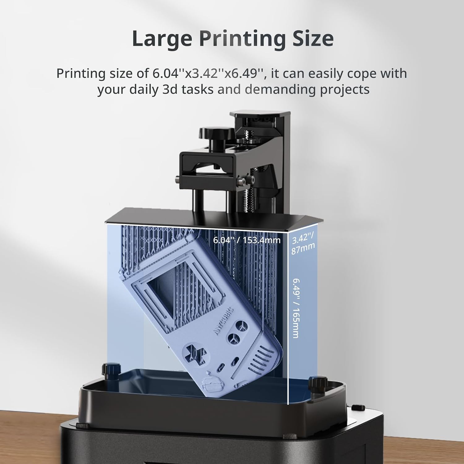 ANYCUBIC Photon Mono 4, Resin 3D Printer with 7'' 10K Mono LCD Screen | Stable LighTurbo Light Source and 70mm/h Fast Printing