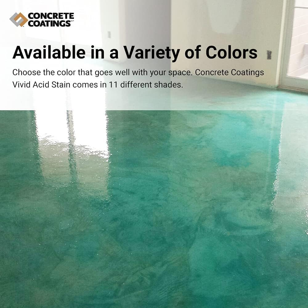 CC Concrete Coatings Vivid Acid Stain for Concrete | Weathered Terracotta | 4 oz Tester