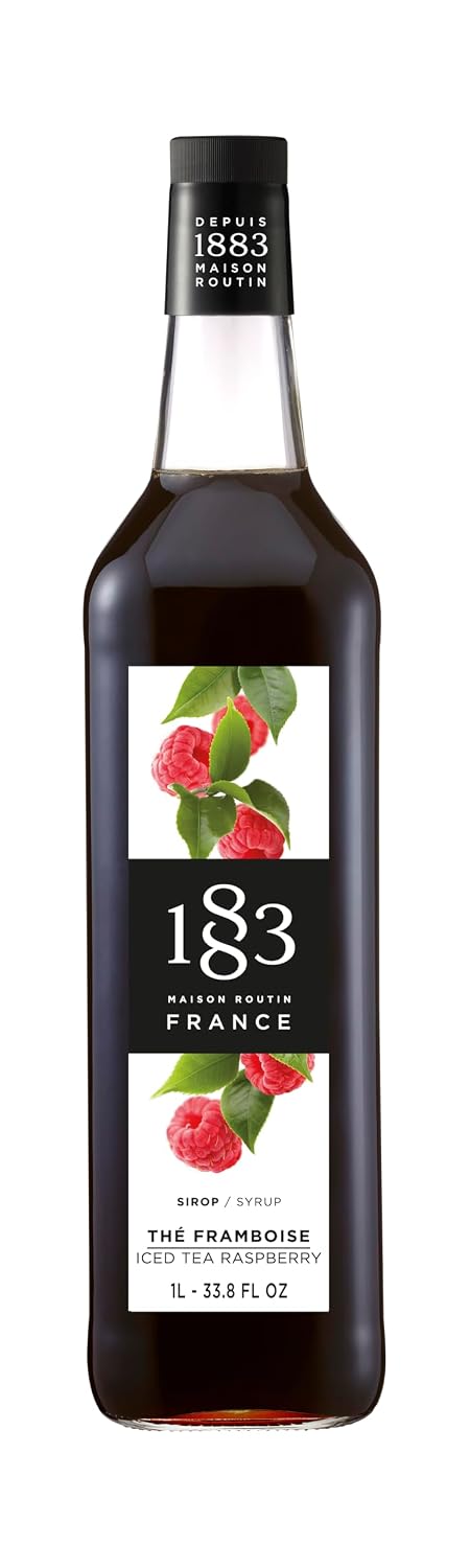 1883 Maple Syrup for Drinks, Made in France, 1 Liter Glass Bottle