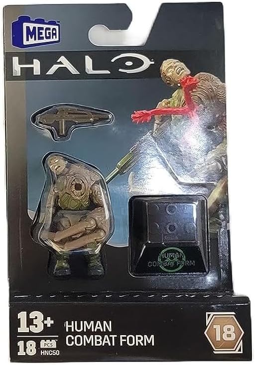 Mega Construx Halo Heroes Series 18 – Complete 5‑Figure Buildable Action Figure Bundle | Sangheili Honor Guard, Atriox