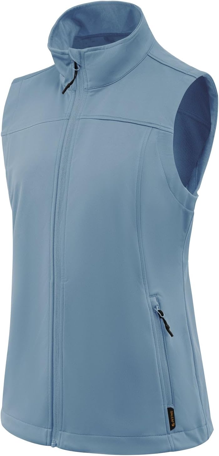 baleaf Women's Lightweight Running Vest Sleeveless Softshell Jacket