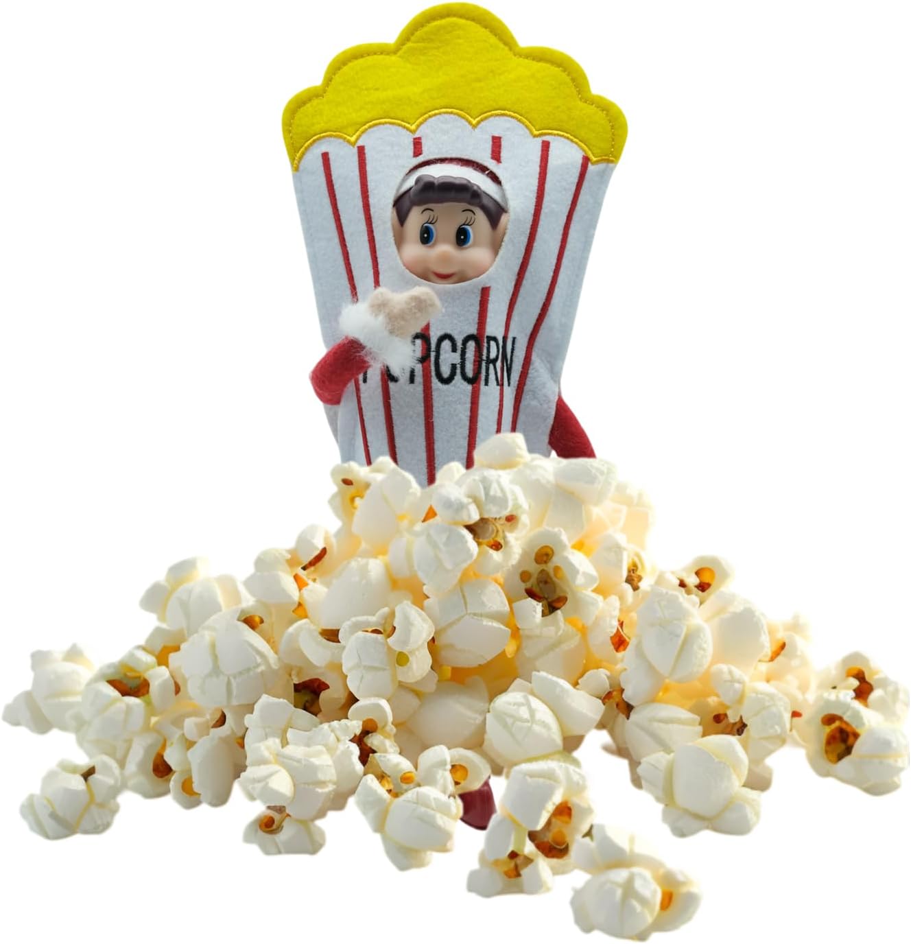 LovelfStory Christmas Sweet Popcorn Elf Doll Accessories Clothes