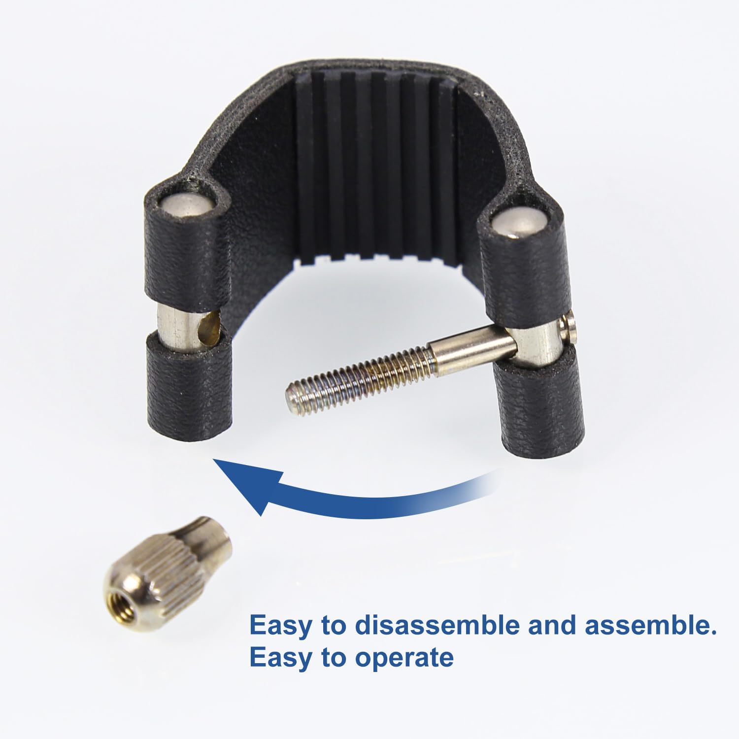 Tenor Saxophone Sax Ligature Fastener, Leather Ligature for Tenor Saxophone