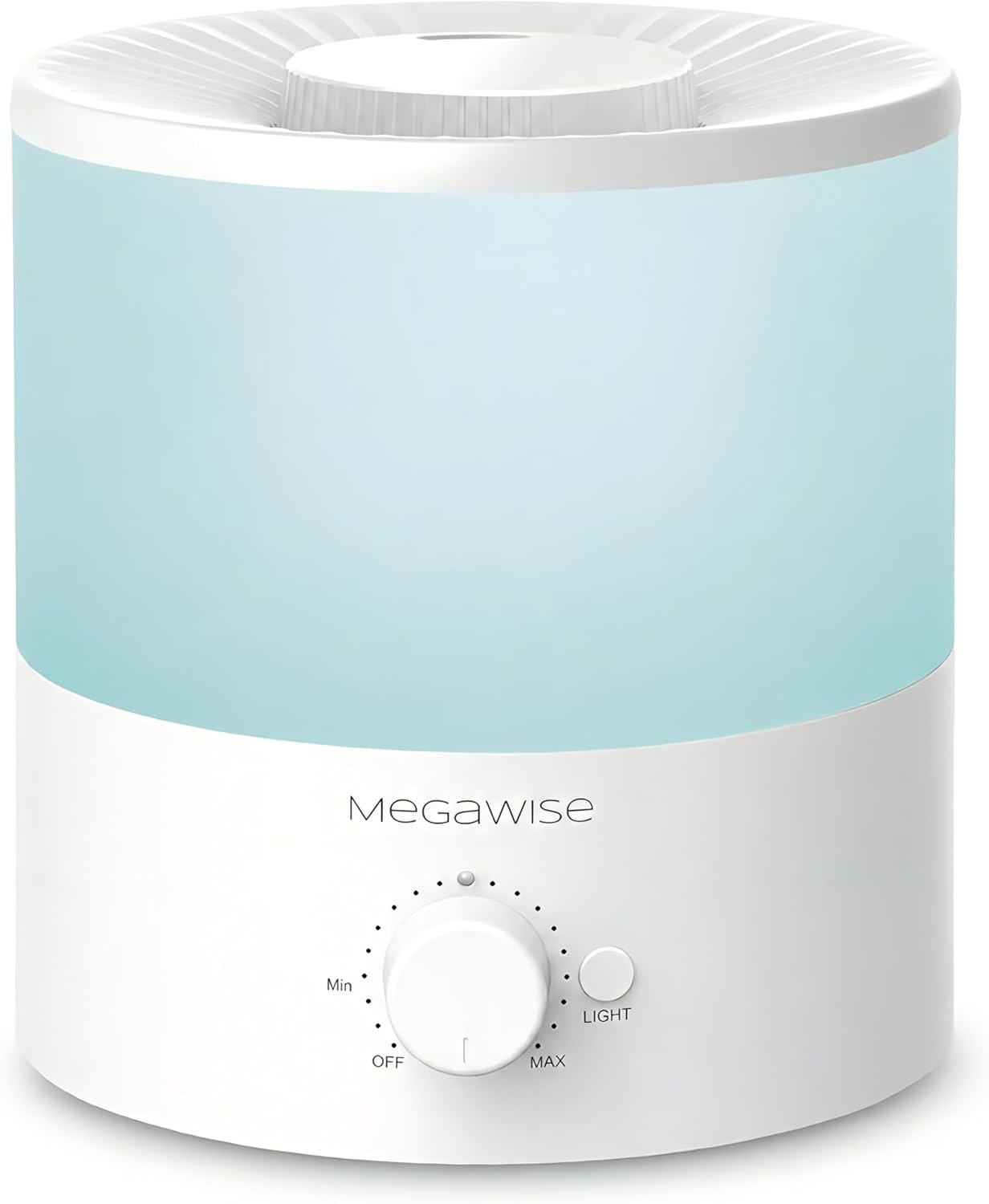 MEGAWISE 1.5L Cool Mist Humidifier for Bedroom, 25dB Quiet