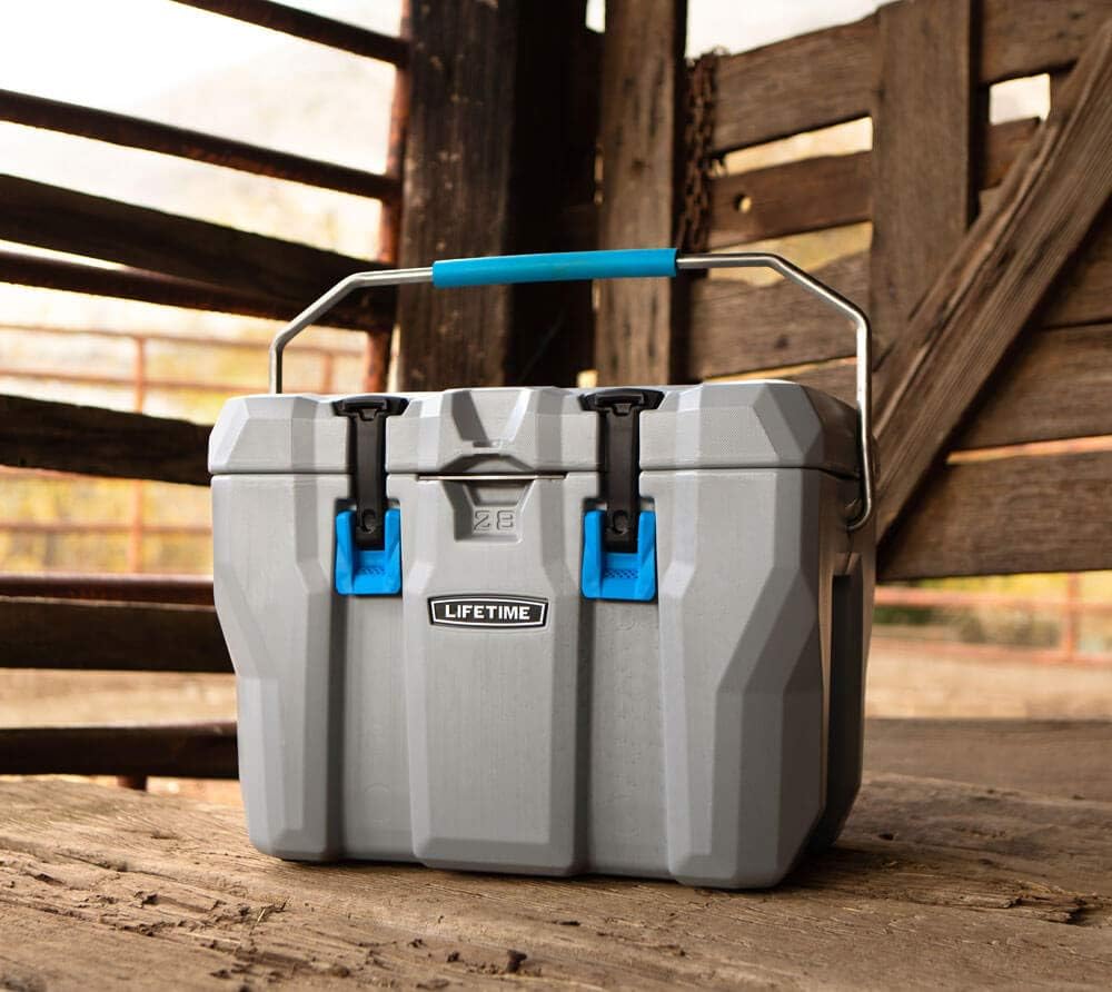 Lifetime 28-Quart High-Performance Cooler 28 QT Grey