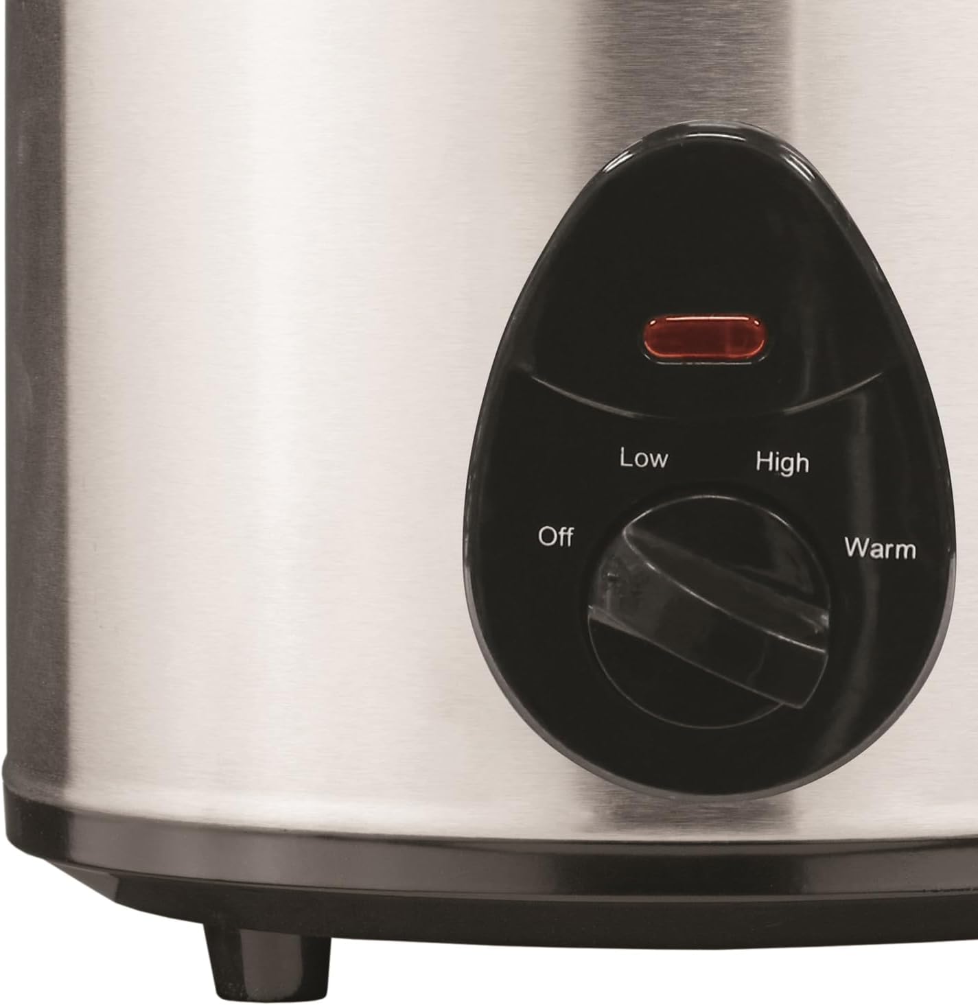 Brentwood SC-130S Slow Cooker Stainless Steel Body, 3-Quart