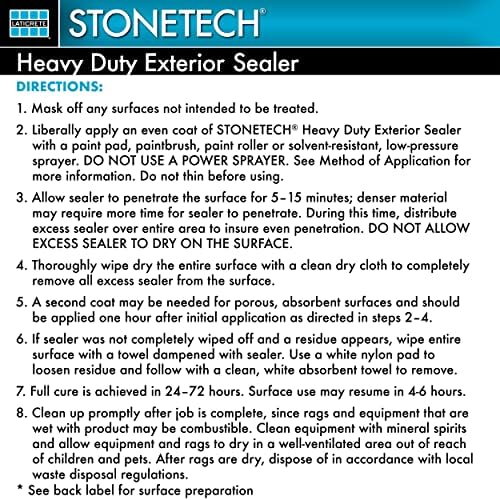 STONETECH Heavy Duty Exterior Sealer, 1 Quart/32 Oz (946ML) Bottle