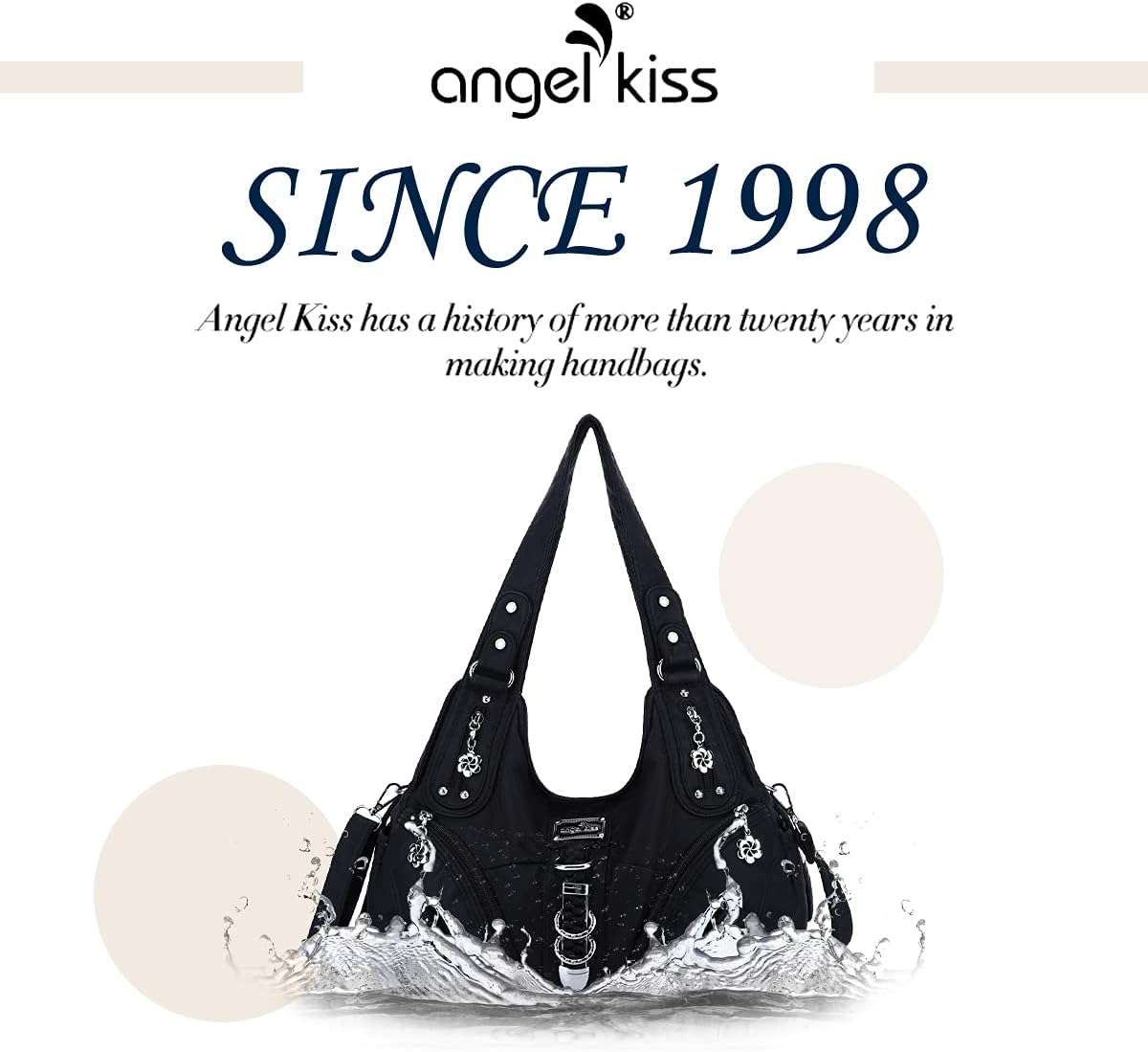 Angelkiss Hobo Purses and handbags for Women Satchel Handbag Women Purses Large Daily Shoulder Bags