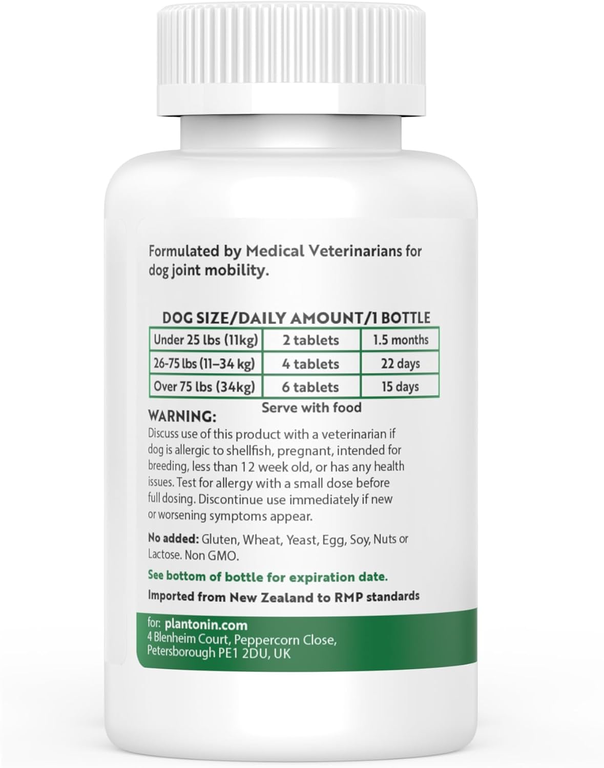 Green Lipped Mussel for Dogs – High Strength Hip & Joint Supplement for Dogs with Omega-3 – Supports Dog Joint Health