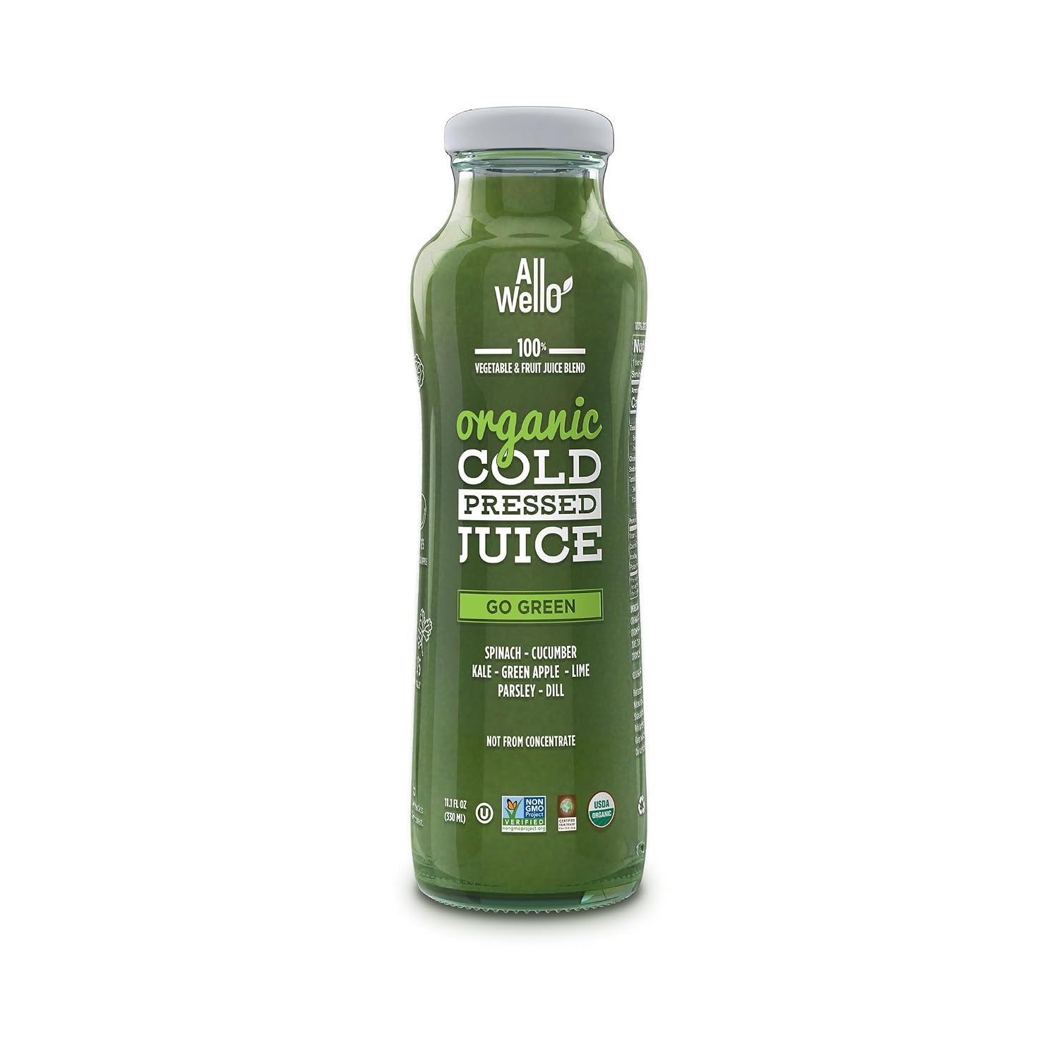 Organic Juice Variety Pack, Cold-Pressed, Non-GMO, 6 Pack