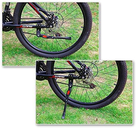UHACKER Adjustable Bike Kickstand Aluminum Rear Side Bicycle Stand for Bike 22"-26"