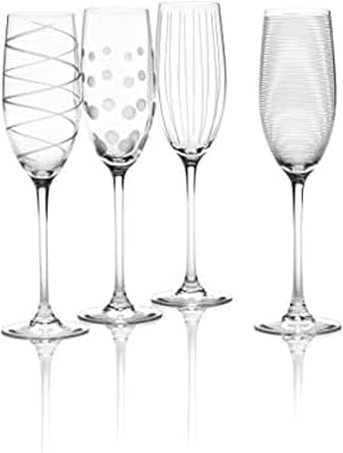 Mikasa Cheers Bordeaux Wine Glass, Set of 4, 24 Ounce, Clear