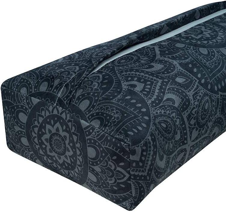 yogadesignlab | The Yoga Bolster | Comfortable, Supportive Eco-Friendly Luxury Yoga Cushion | Recycled Plastic Bottle Microfiber | Natural Cotton