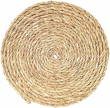 Twisted Manila Hemp Rope (1 Inch x 25 Feet)