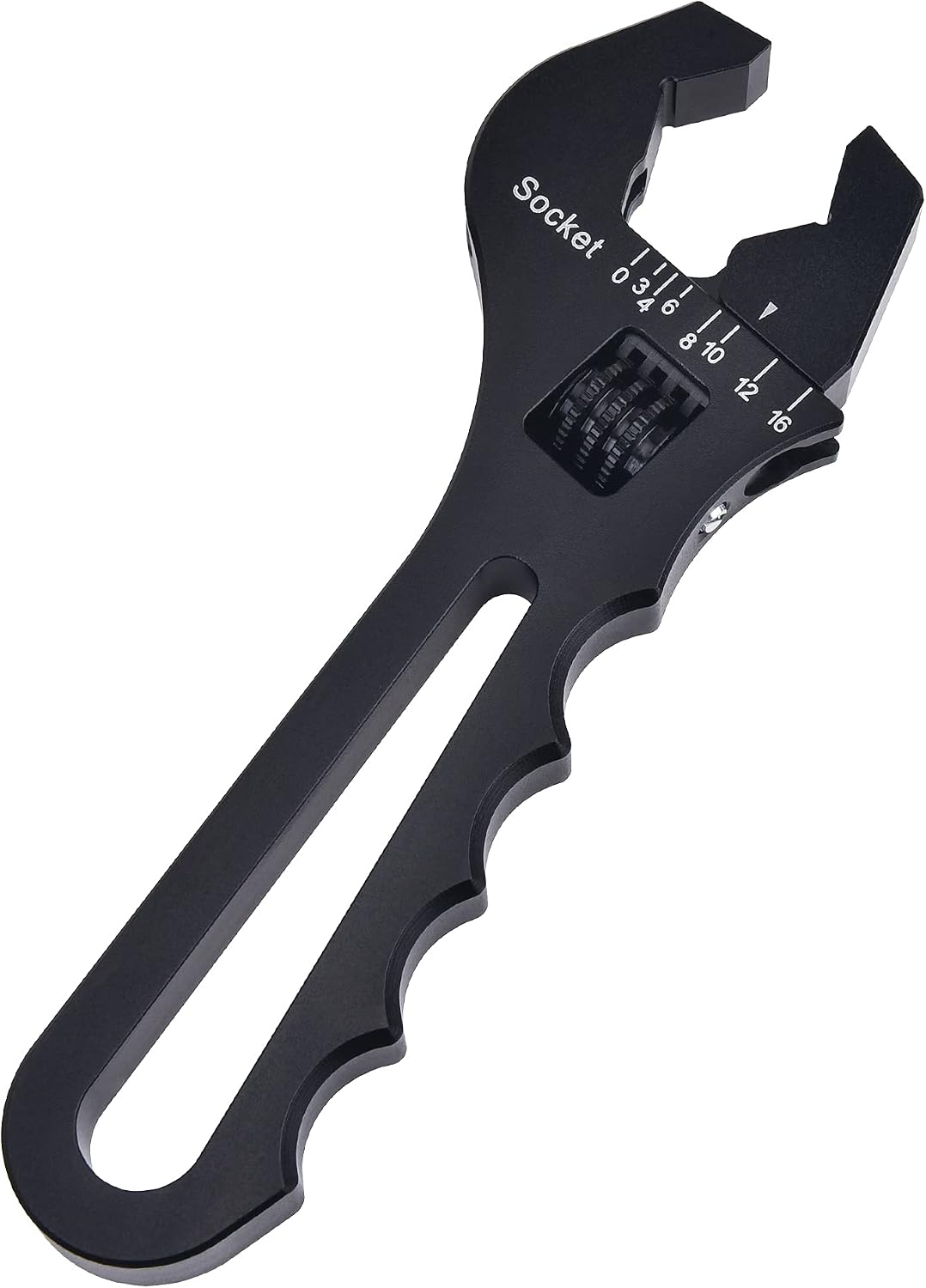 EVIL ENERGY AN Hose Fitting Adjustable Wrench Spanner Lightweight Aluminum 3AN-16AN Blue