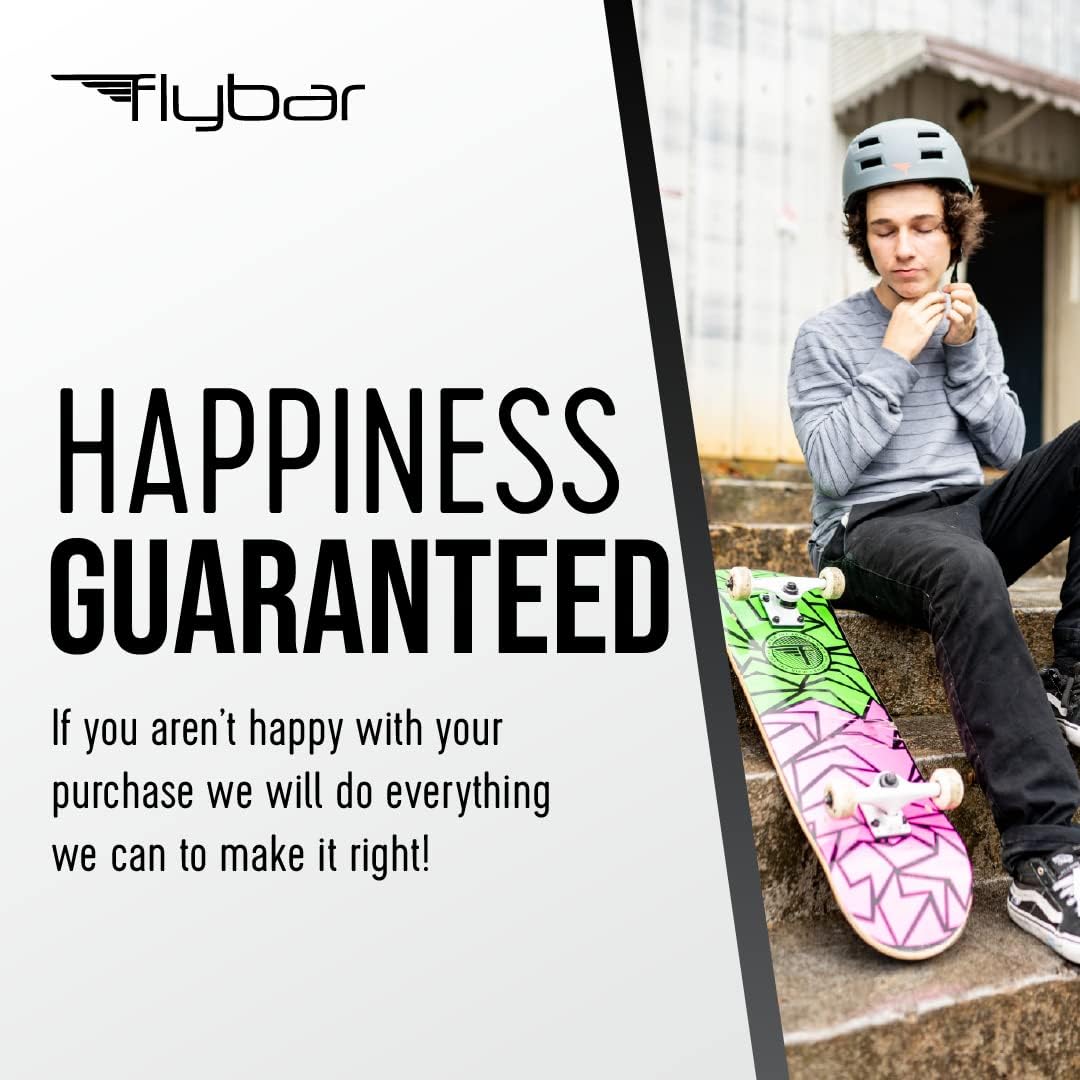 Flybar Bike Helmet- Multi Sport Dual Certified Adjustable Dial, Lightweight Skateboard Helmet, Roller Skating, Pogo, Electric Scooter, Snowboard, Boys and Girls Kids- Adults Helmets