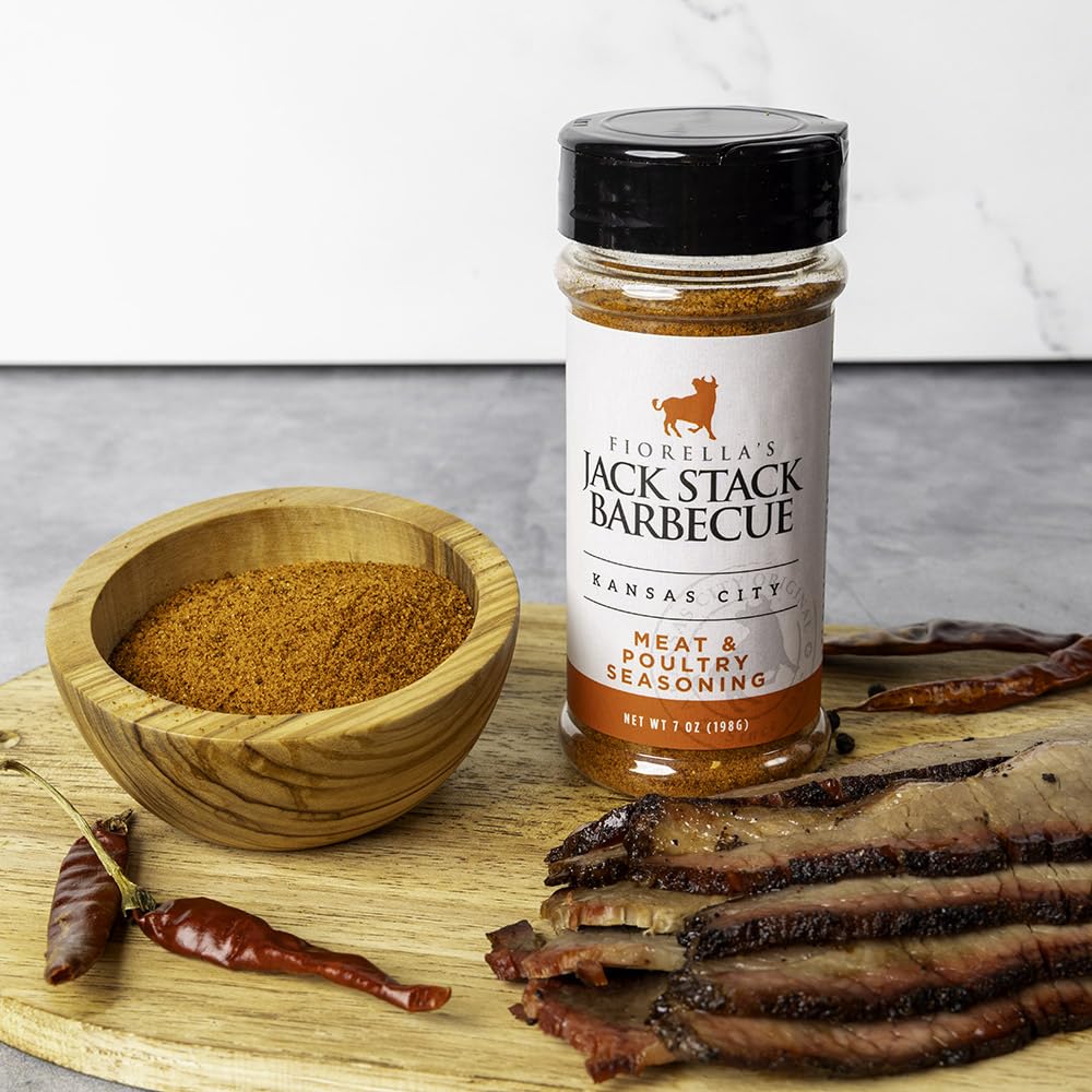 Jack Stack Barbecue Dry Rub Seasoning Variety Pack - All Purpose, Steak, Poultry & Meat Seasonings - Kansas City Spice 3 Pack - for Chicken, Steak, Ribs, Vegetables, Seafood, and More (7oz Each)