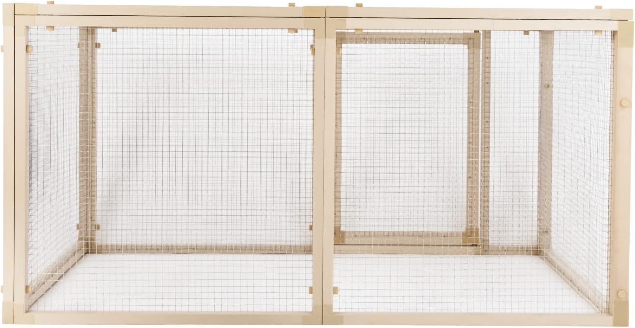 New Age Pet ECOFLEX Fontana Chicken Coop, Urban Barn for 2 to 3 Chickens, Easy Assembly, Eco Friendly & Durable, Tan