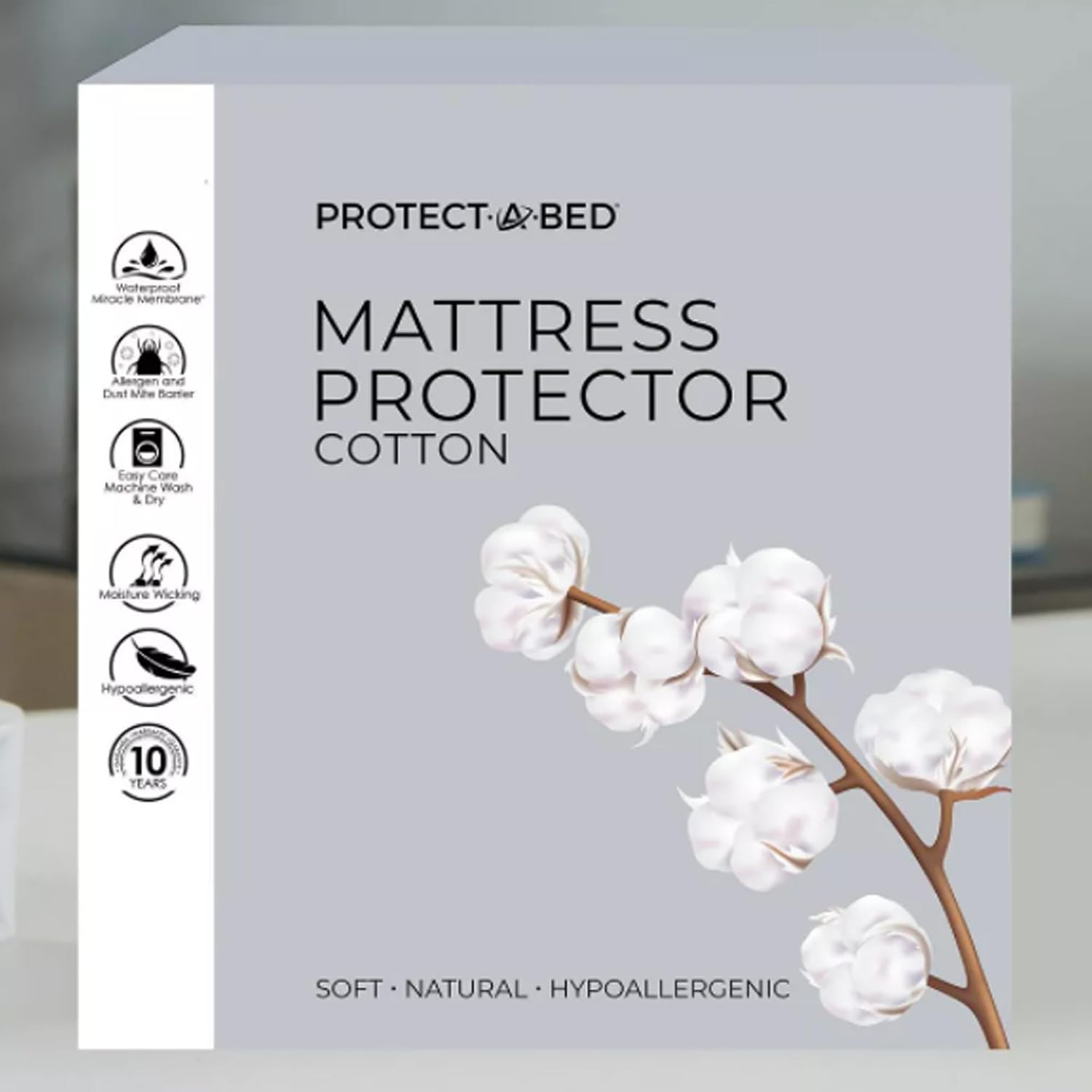 Protect-A-Bed Cool Waterproof Mattress Protector, King
