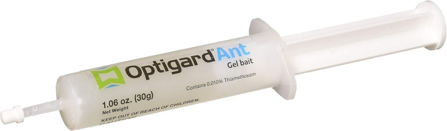 Syngenta - TRTD11568 - Optigard Ant Bait Gel Box - 4 Tubes w/ Plunger - 30g each tube, White