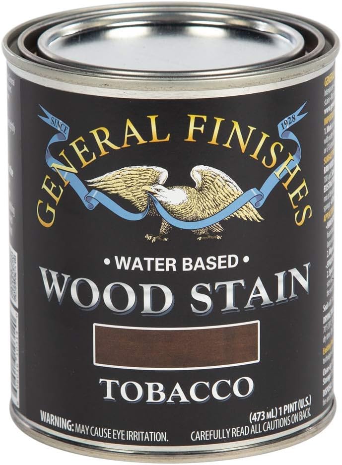 General Finishes Water Based Wood Stain, 1 Quart, Antique Oak