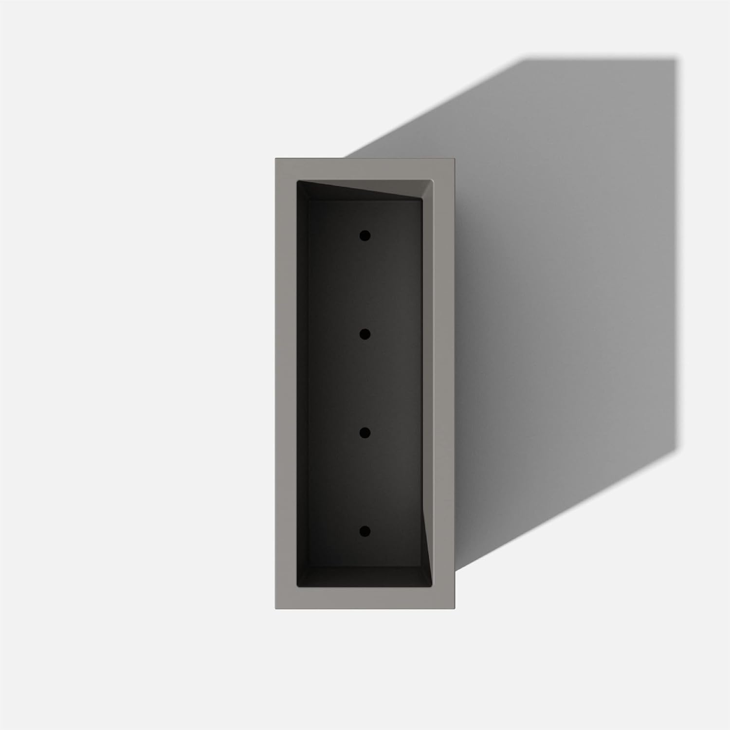 Veradek Span Plastic Box Series Planter - Tall Rectangular, White, All-Weather Resistant, Removable Insert Bucket, Modern Design, Indoor/Outdoor Use | Made From Durable Plastic Featuring a Removable Insert Bucket. Modern Porch/Patio Décor for Plants and…