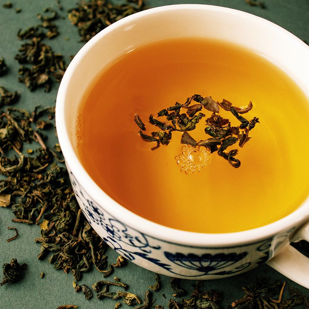 Organic Positively Tea Company, Pinhead Gunpowder Green Tea, Loose Leaf, 16 Ounce