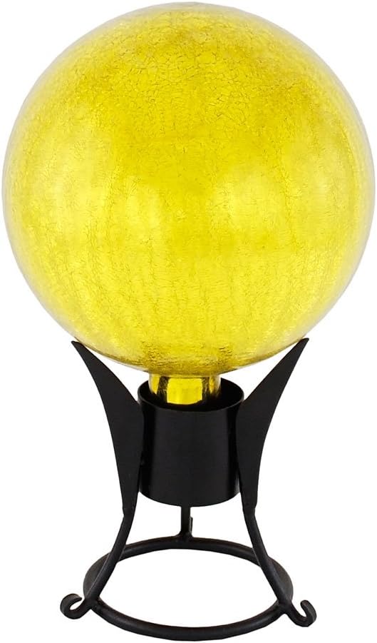 Achla Designs G10-FG-C Gazing, Fern Green 10 inch Glass Garden Globe Ball Sphere, 10