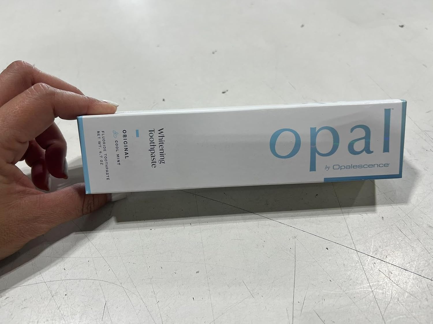 Opalescence Whitening Toothpaste Original 4.7oz - Mint - 3 Pack - 5166-3 | Dentist-Developed Oral Care Whitening Fluoride Toothpaste for Daily Use, Surface Stain Removal & Helps Strengthen Enamel