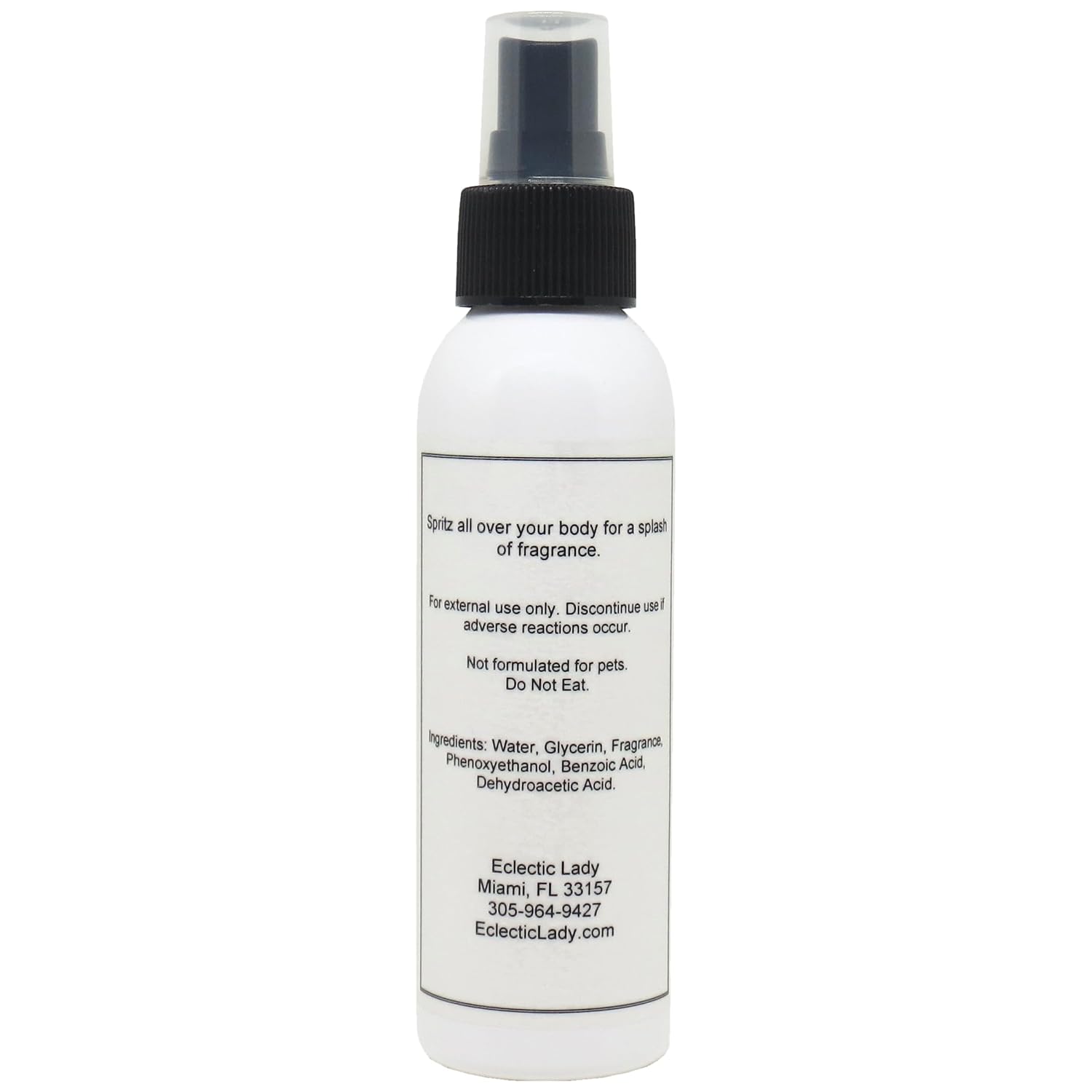 Lemon Body Spray, Double Strength, 2 ounces, Body Mist