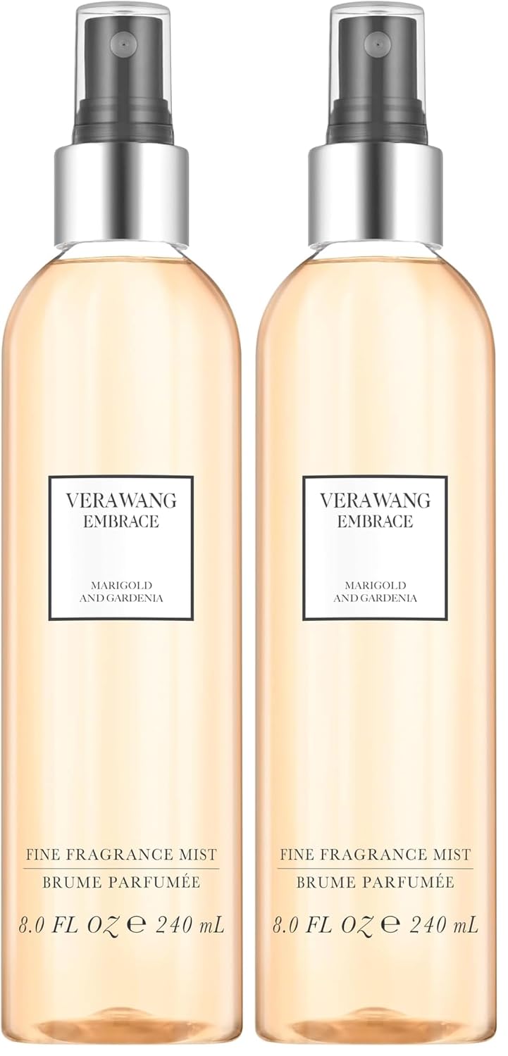 Vera Wang Embrace Body Mist Spray for Women, Green Tea & Pear Blossom, 8 Fluid Oz |