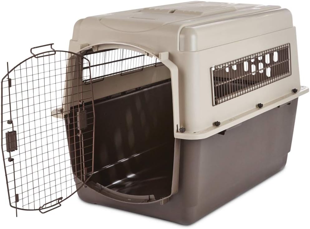 Petmate Ultra Vari Dog Kennel for Medium to Large Dogs (Durable, Heavy Duty Dog Travel Crate, Made with Recycled Materials, 40 in. Long) 70 to 90 lbs
