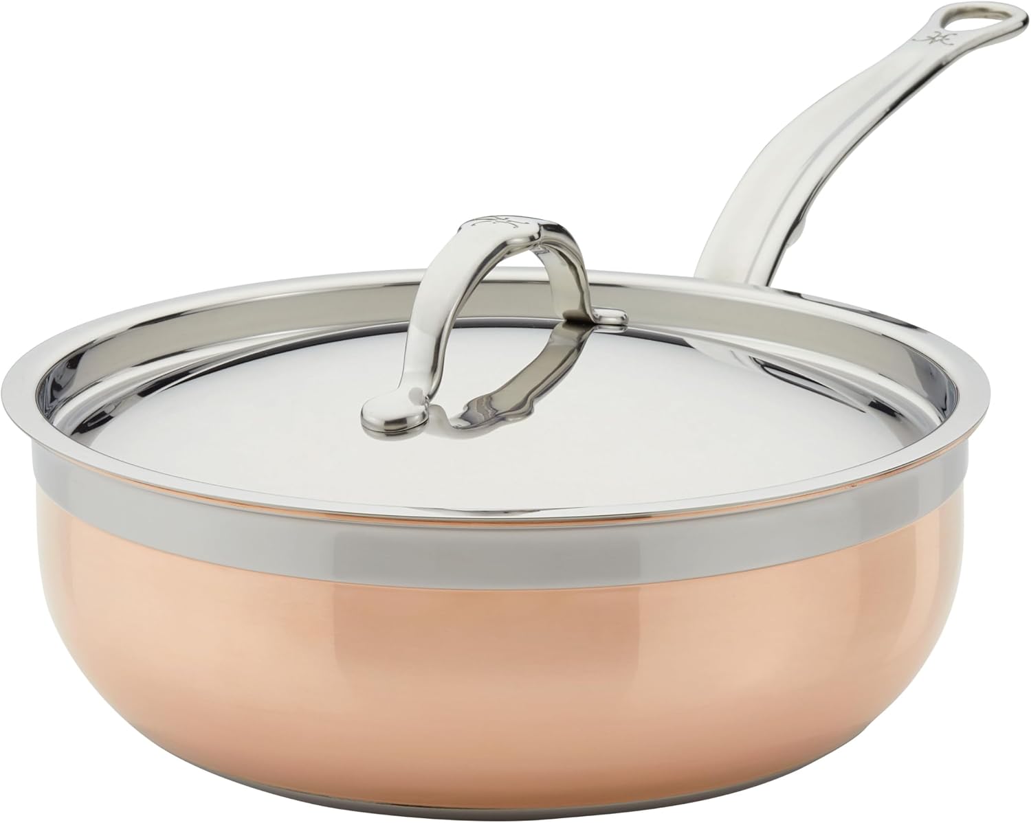 Hestan - CopperBond Collection - 100% Pure Copper Frying Pan, Induction Cooktop Compatible, 8.5-Inch
