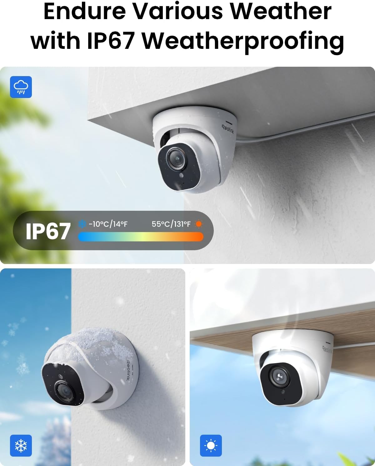 REOLINK 16CH 4K Security Dome Camera System with 4TB HDD RLK16-800D8