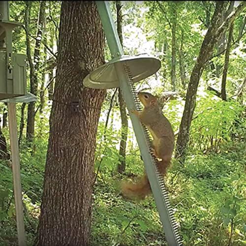 BOSS Buck Varmint Funnels Durable Lightweight Galvanized Steel Protective Squirrel Funnels with Self Tapping Screws for Game Feeder, Set of 3