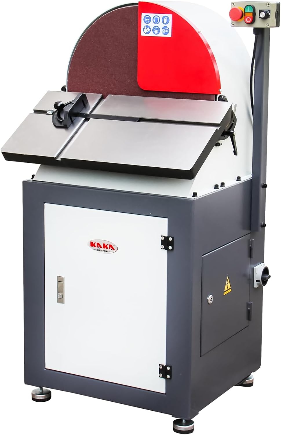4 x 24 Belt & Oscillating Spindle Sander, KAKA INDUSTRIAL WS-100D | 5 sanding sleeves included