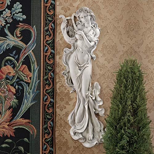Design Toscano Musical Muse Wall Sculpture, Single