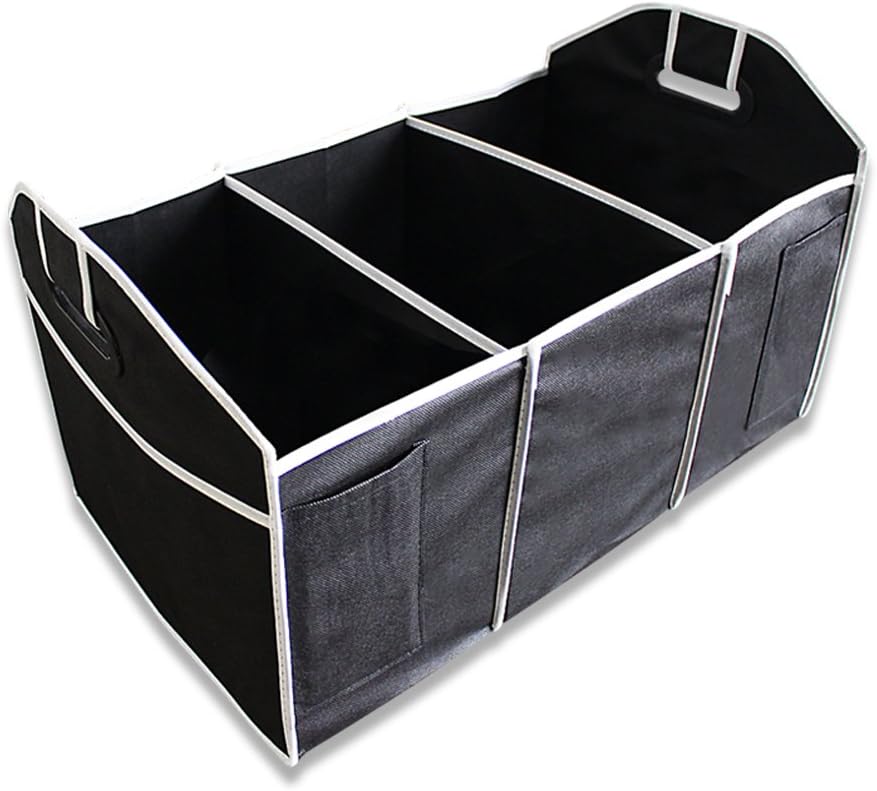 Harper Grove, Collapsible Portable Multi Compartments, Closet Trunk Organizer, Folding, Black