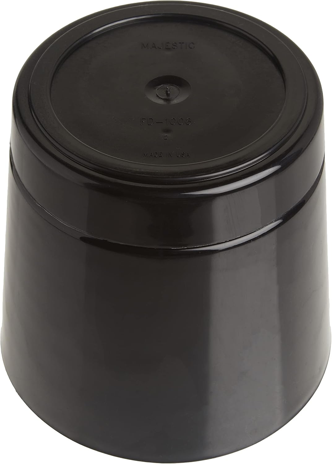Novelty Majestic Full Depth Round Cylinder Pot, Glossy White, 8-Inch (10082)