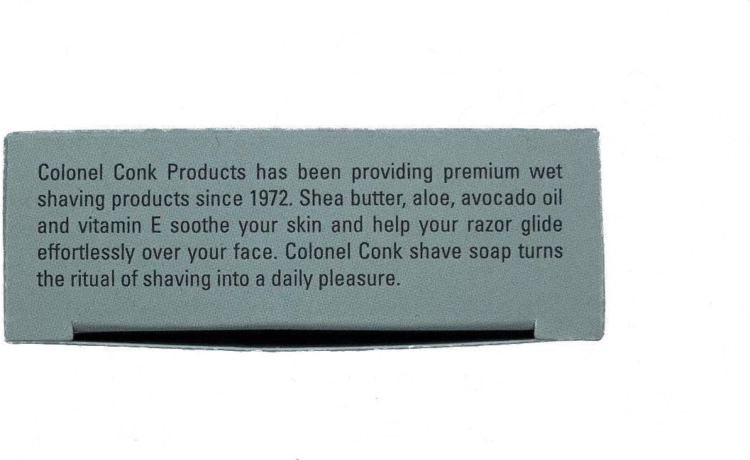 Col. Conk Amber Shave Soap 2.25 Ounce (Pack of 3)